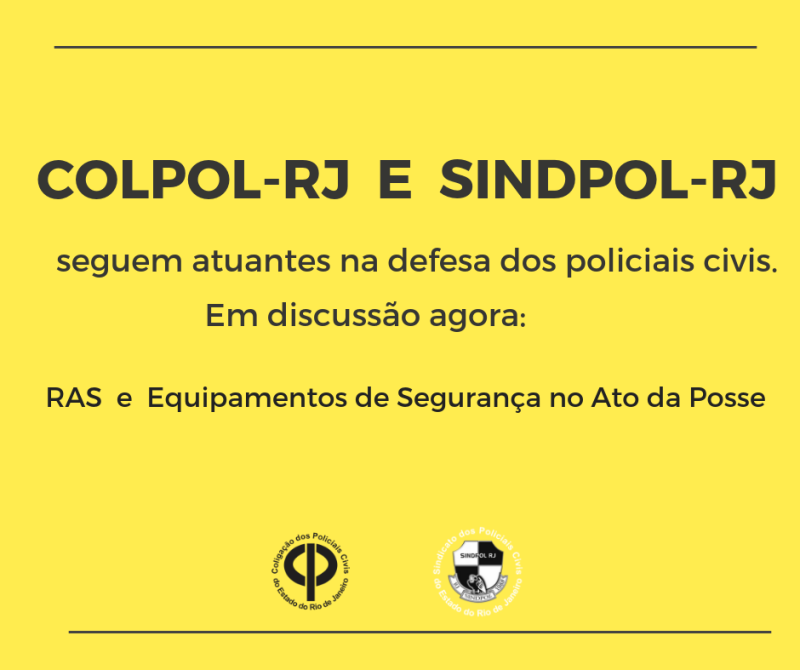 COLPOL-RJ e SINDPOL-RJ