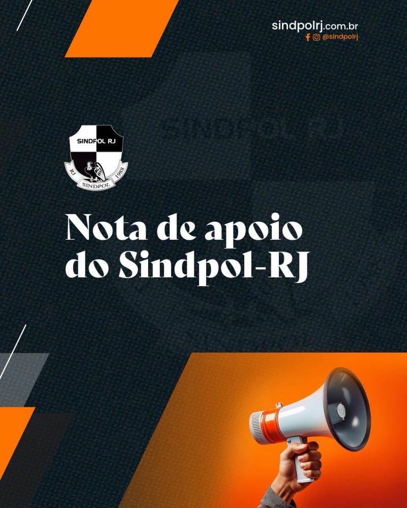 Manifestação de apoio à operação da Polícia Civil em Paraty