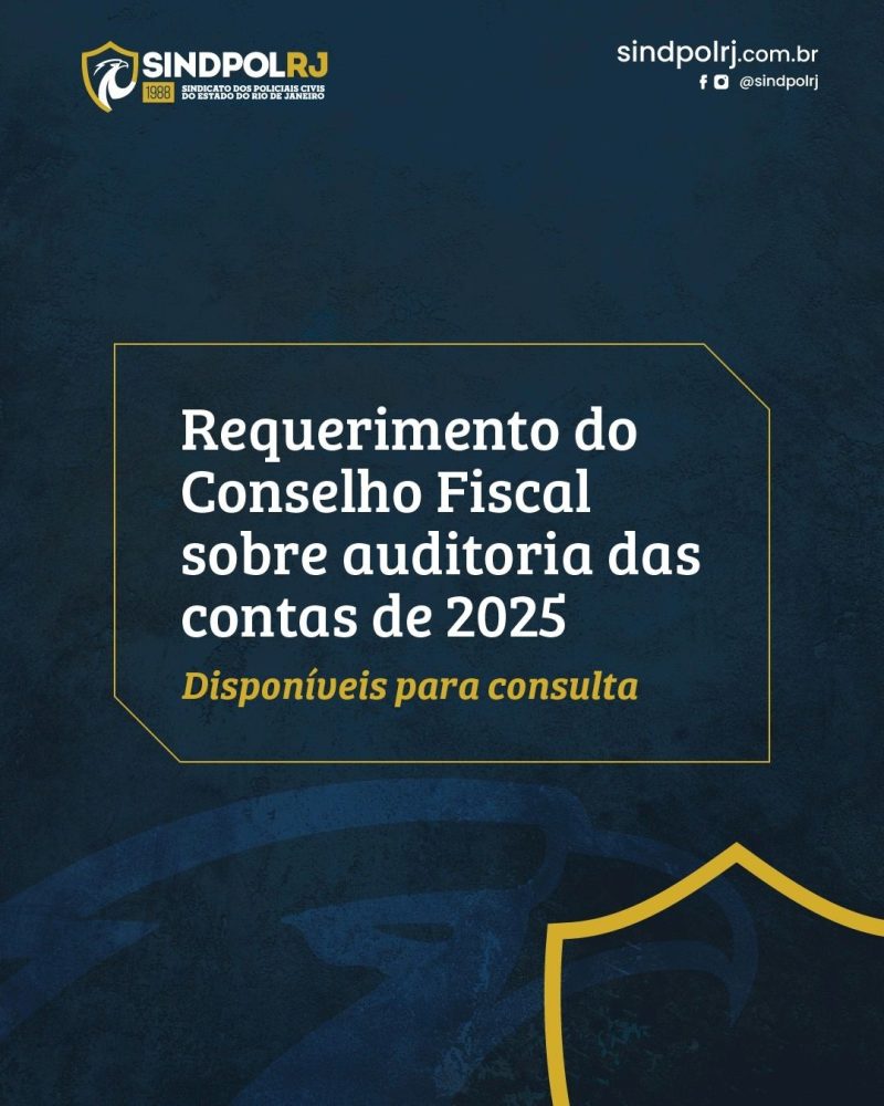 Requerimento do Conselho Fiscal sobre auditoria das contas de 2025