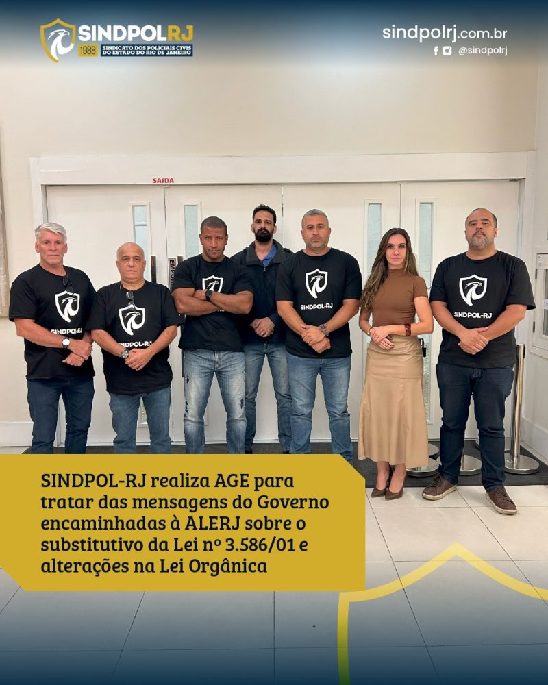 SINDPOL-RJ realiza AGE para esclarecer pautas da categoria