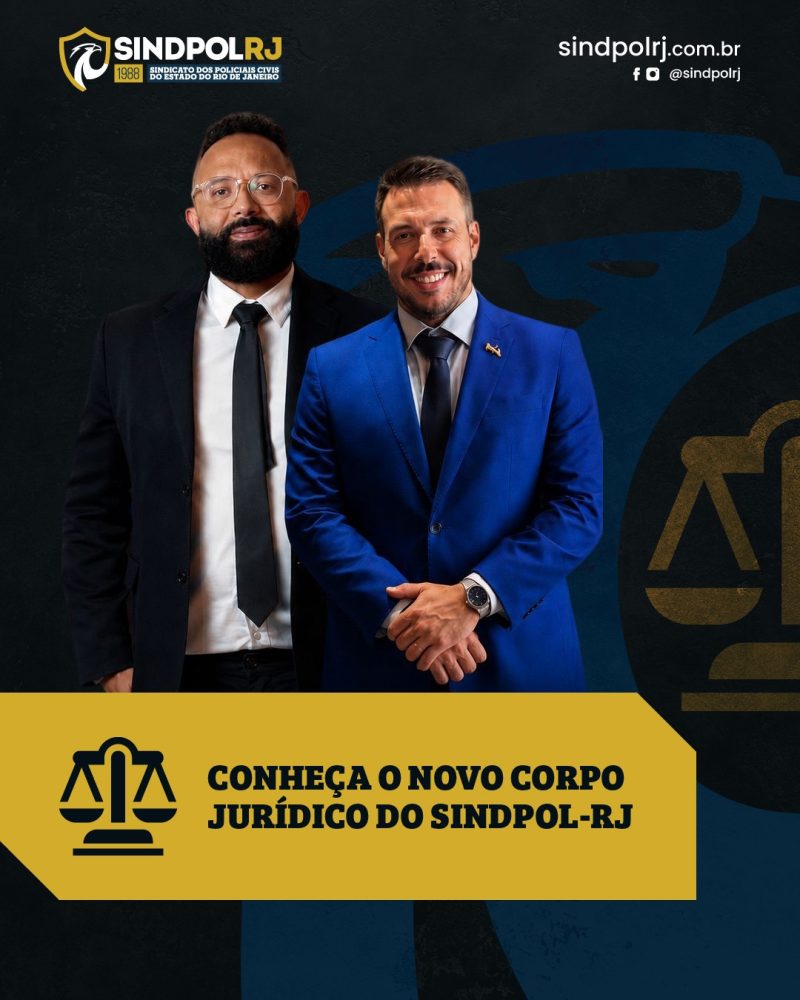 Sindpol-RJ tem novo corpo jurídico para ampliar atendimento aos policiais civis